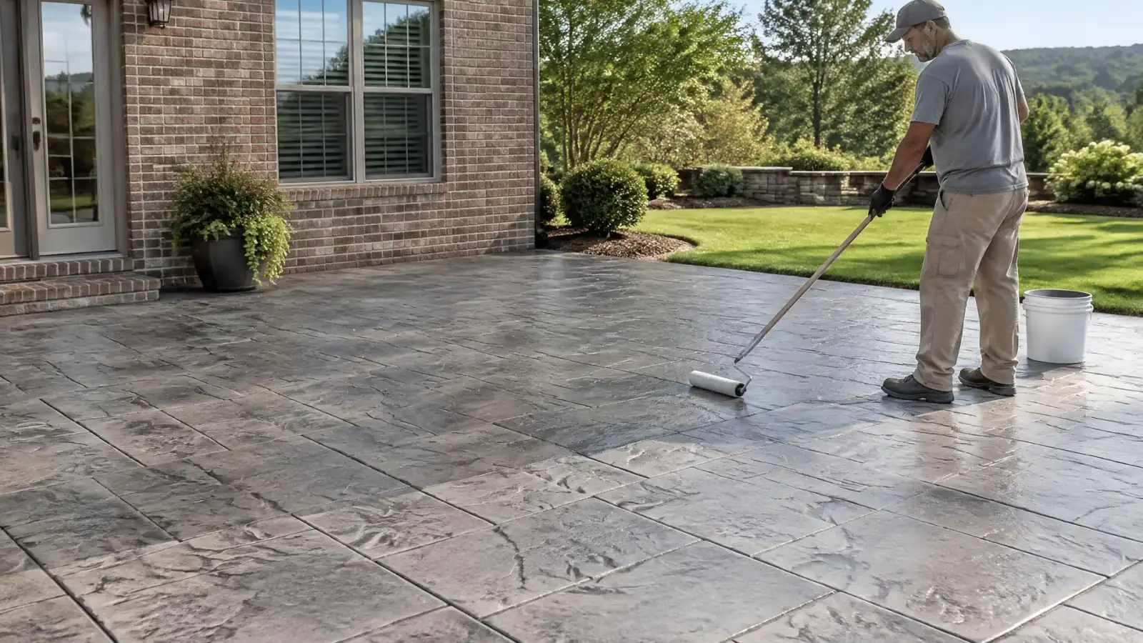 Stamped Concrete: What It Costs You Up Front, and What It Asks for Later